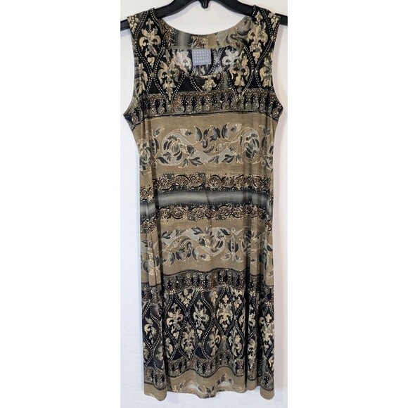 Rabbit Rabbit Rabbit Dresses & Skirts - Rabbit Rabbit Rabbit Designs Floral Damask Sleeveless Shift Dress 6M